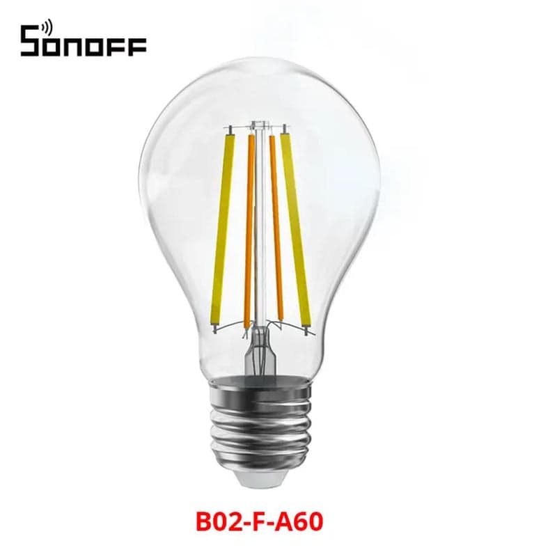 Sonoff B02-F A60/ ST64 Smart Home Wifi LED Filament Bulb 7W E27 Inteligente Dimmable Light Bulbs Lamp Work with Alexa